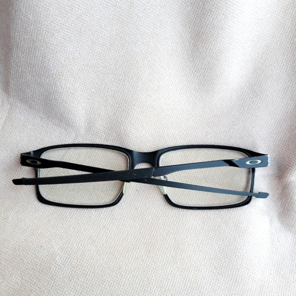 Oakley Steel Black Rectangular Glasses - image 3